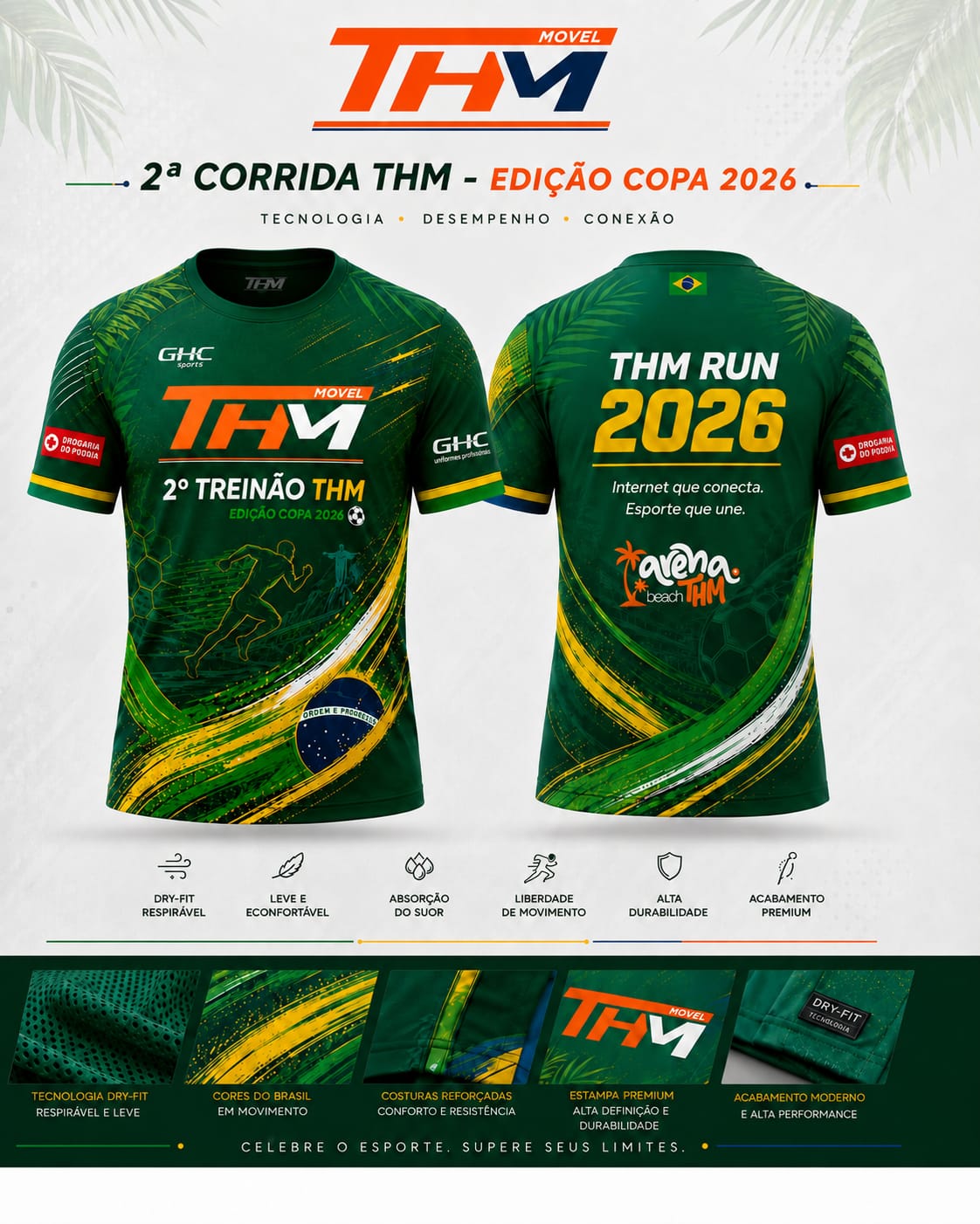 Camisa oficial do 2º Treinão THM