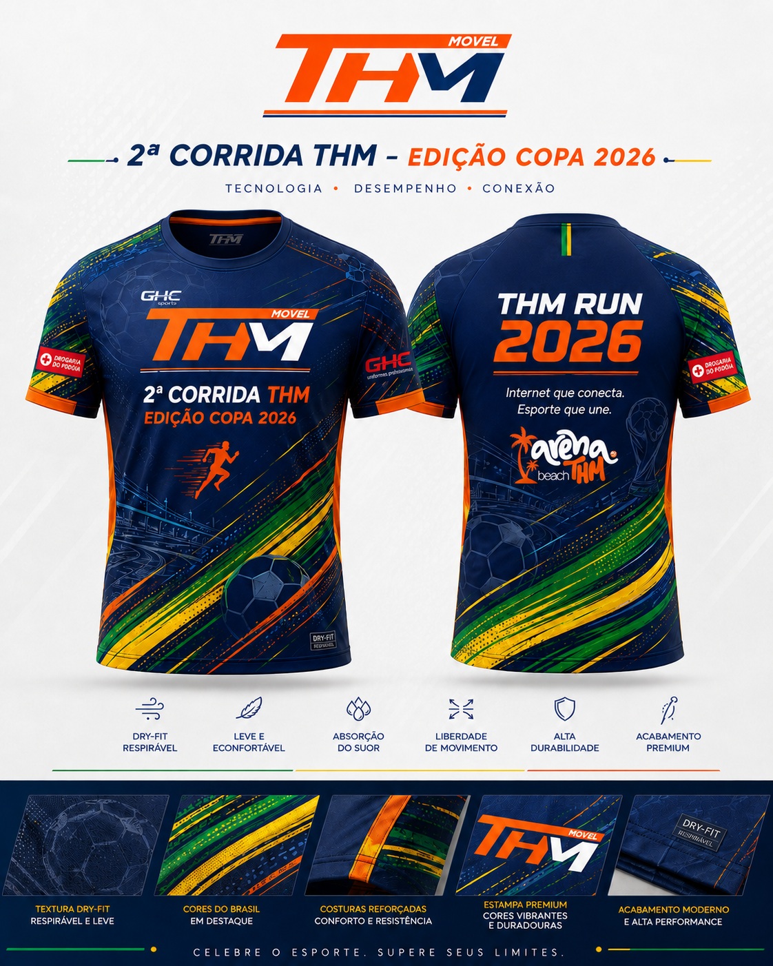 Camisa oficial do 2º Treinão THM
